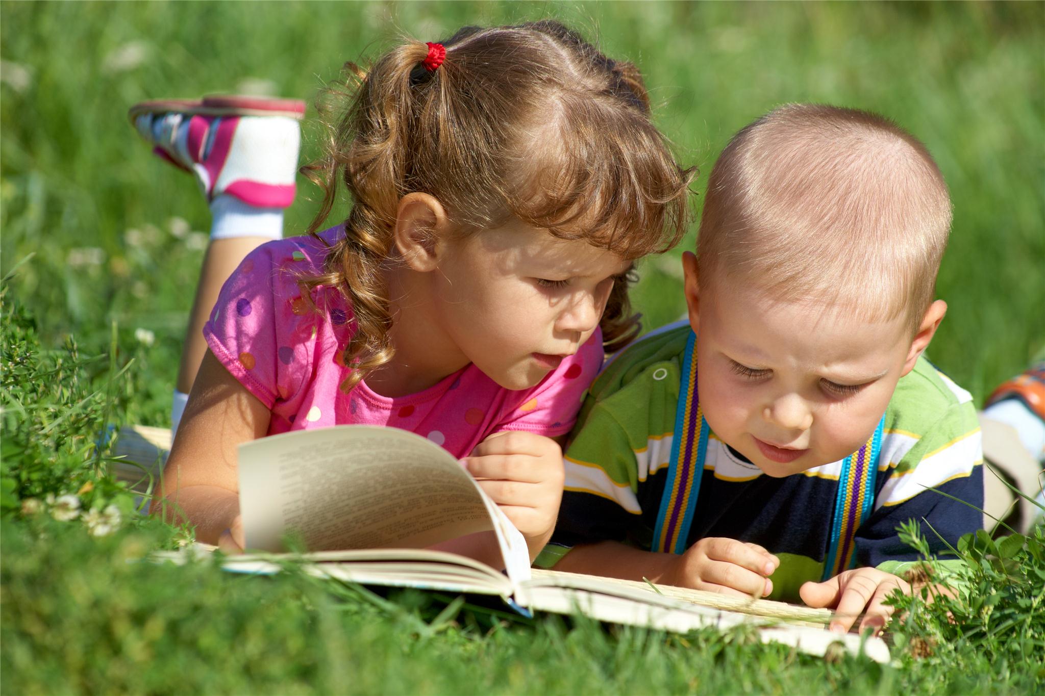 Børn der læser